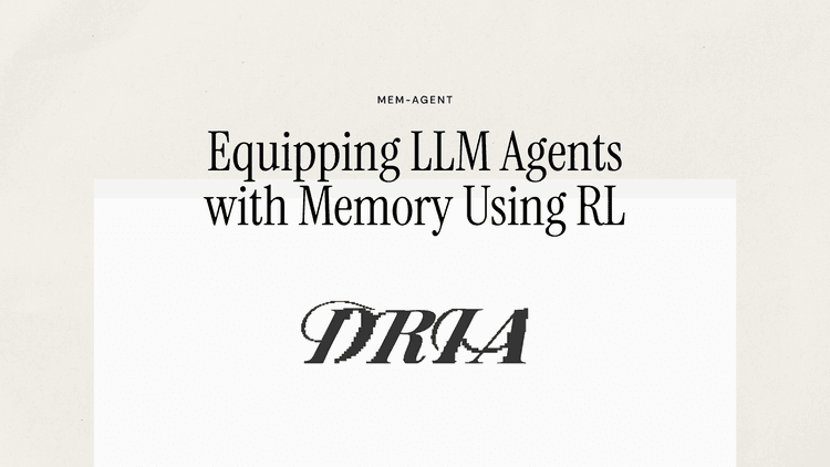 mem-agent: Equipping LLM Agents with Memory Using RL